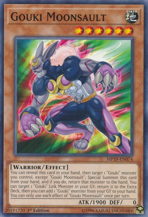 Image for Gouki Moonsault (2019 Gold Sarcophagus Tin Mega Pack) (MP19-EN074) - YuGiOh