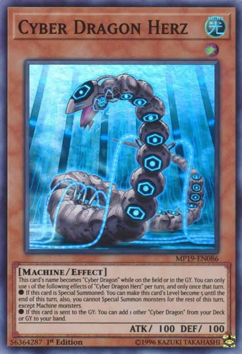 Image for Cyber Dragon Herz (2019 Gold Sarcophagus Tin Mega Pack) (MP19-EN086) - YuGiOh