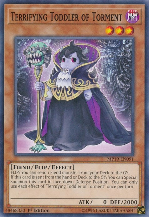 Image for Terrifying Toddler of Torment (2019 Gold Sarcophagus Tin Mega Pack) (MP19-EN091) - YuGiOh