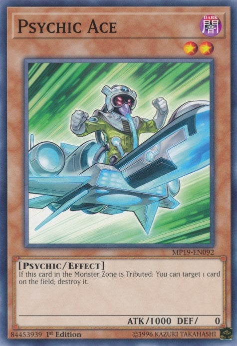 Image for Psychic Ace (2019 Gold Sarcophagus Tin Mega Pack) (MP19-EN092) - YuGiOh