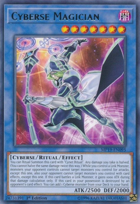 Image for Cyberse Magician (2019 Gold Sarcophagus Tin Mega Pack) (MP19-EN095) - YuGiOh