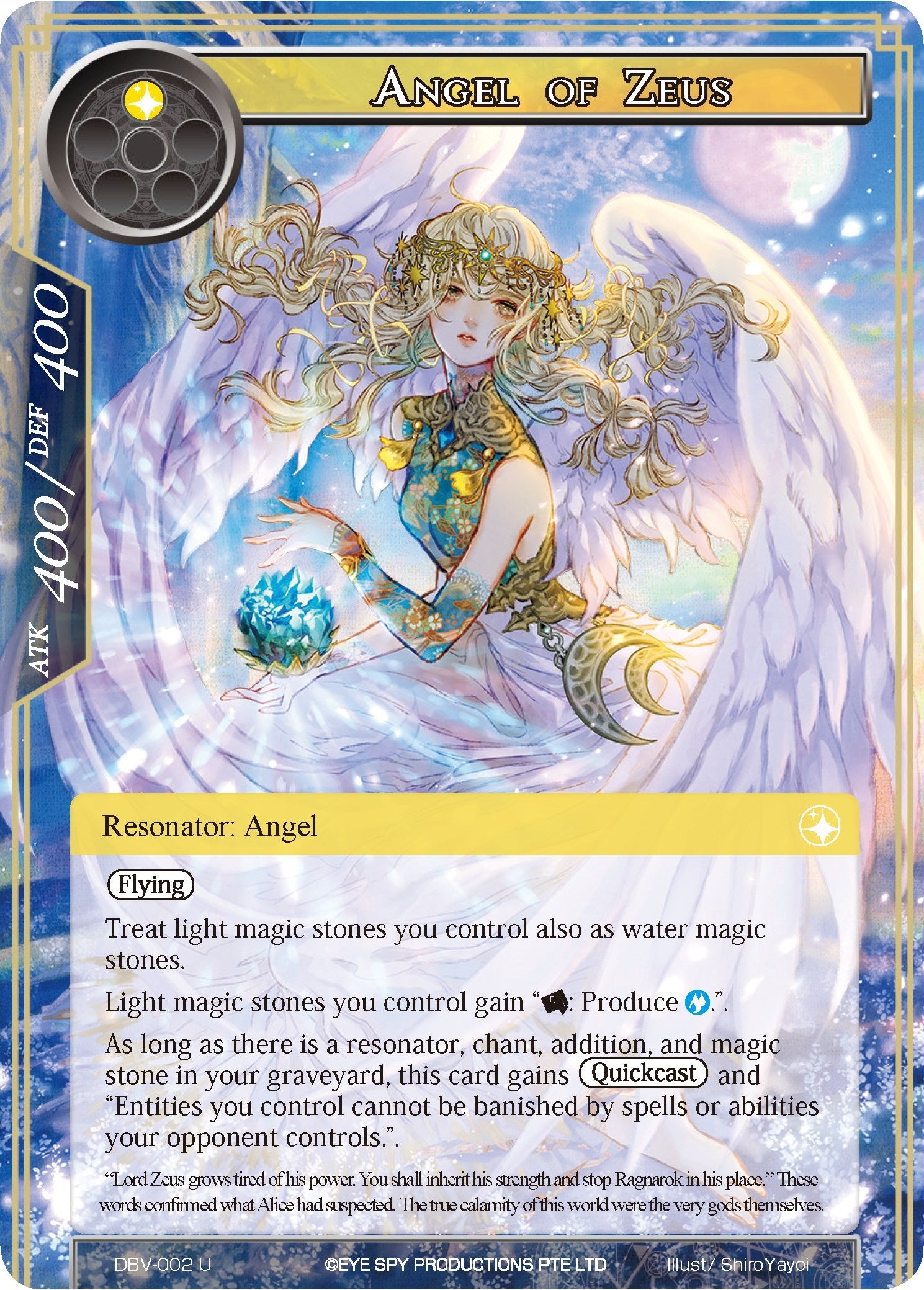 Image for Angel of Zeus (The Decisive Battle of Valhalla) (DBV-002) - Force of Will