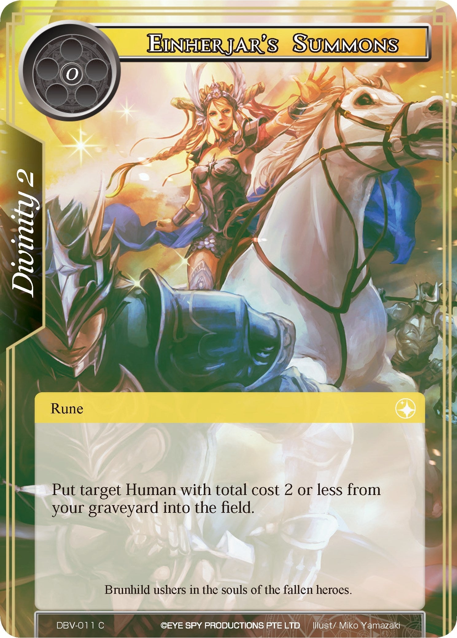 Image for Einherjar's Summons (The Decisive Battle of Valhalla) (DBV-011) - Force of Will