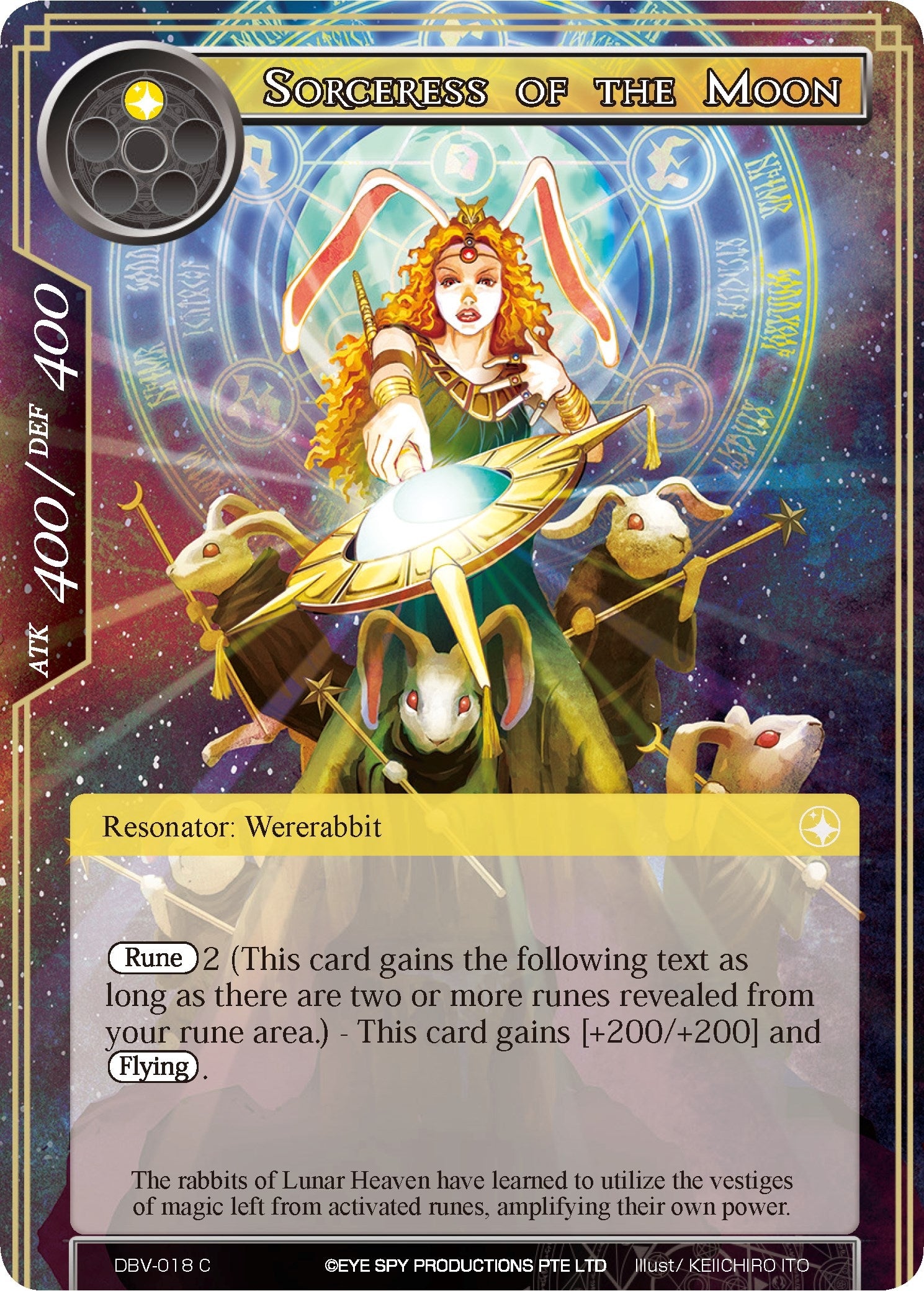 Image for Sorceress of the Moon (The Decisive Battle of Valhalla) (DBV-018) - Force of Will