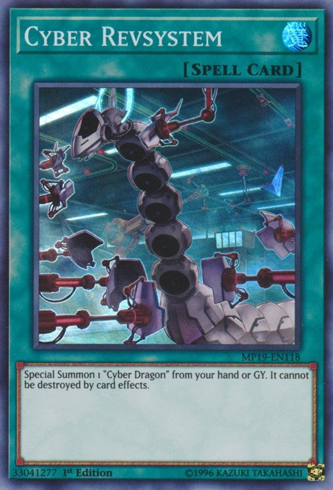 Image for Cyber Revsystem (2019 Gold Sarcophagus Tin Mega Pack) (MP19-EN118) - YuGiOh