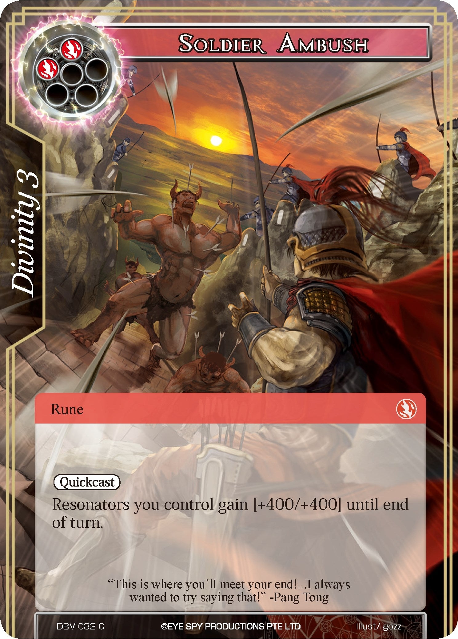 Image for Soldier Ambush (The Decisive Battle of Valhalla) (DBV-032) - Force of Will