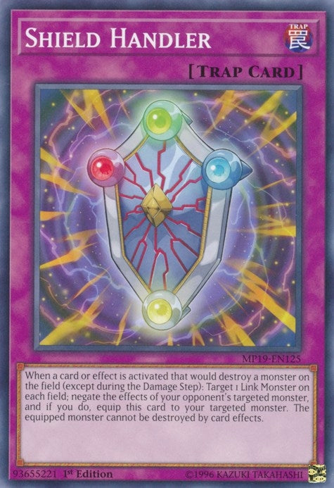 Image for Shield Handler (2019 Gold Sarcophagus Tin Mega Pack) (MP19-EN125) - YuGiOh