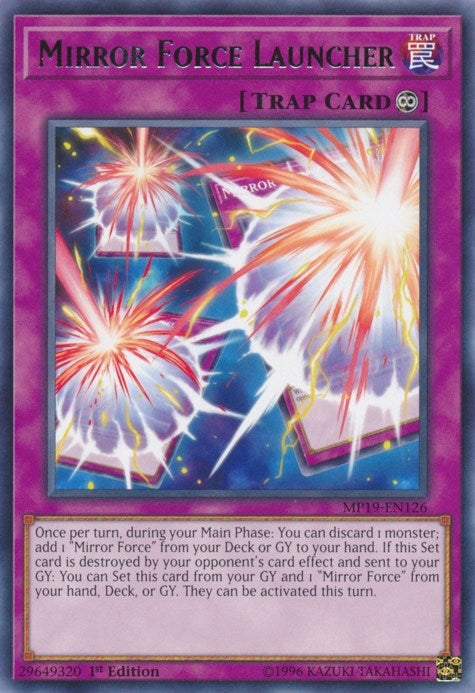 Image for Mirror Force Launcher (2019 Gold Sarcophagus Tin Mega Pack) (MP19-EN126) - YuGiOh