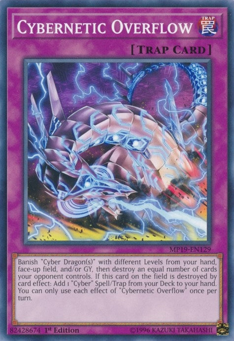 Image for Cybernetic Overflow (2019 Gold Sarcophagus Tin Mega Pack) (MP19-EN129) - YuGiOh