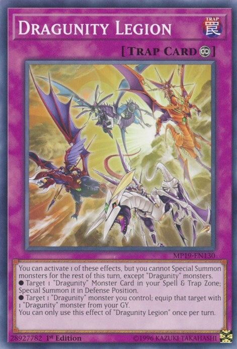 Image for Dragunity Legion (2019 Gold Sarcophagus Tin Mega Pack) (MP19-EN130) - YuGiOh