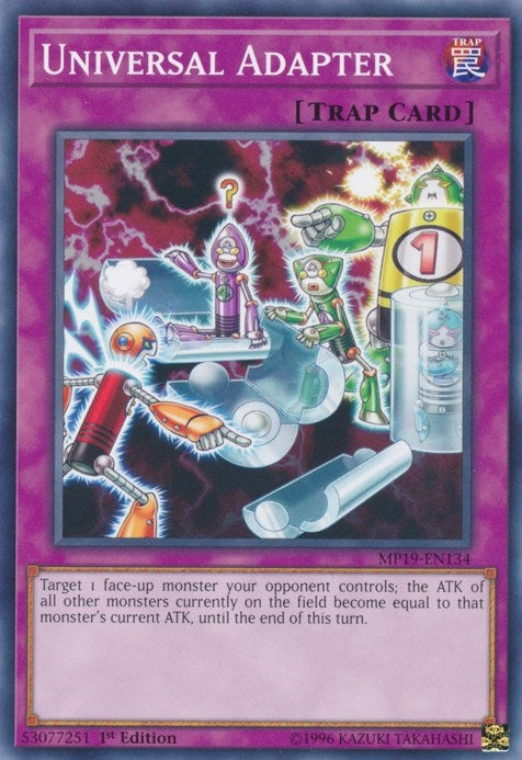 Image for Universal Adapter (2019 Gold Sarcophagus Tin Mega Pack) (MP19-EN134) - YuGiOh