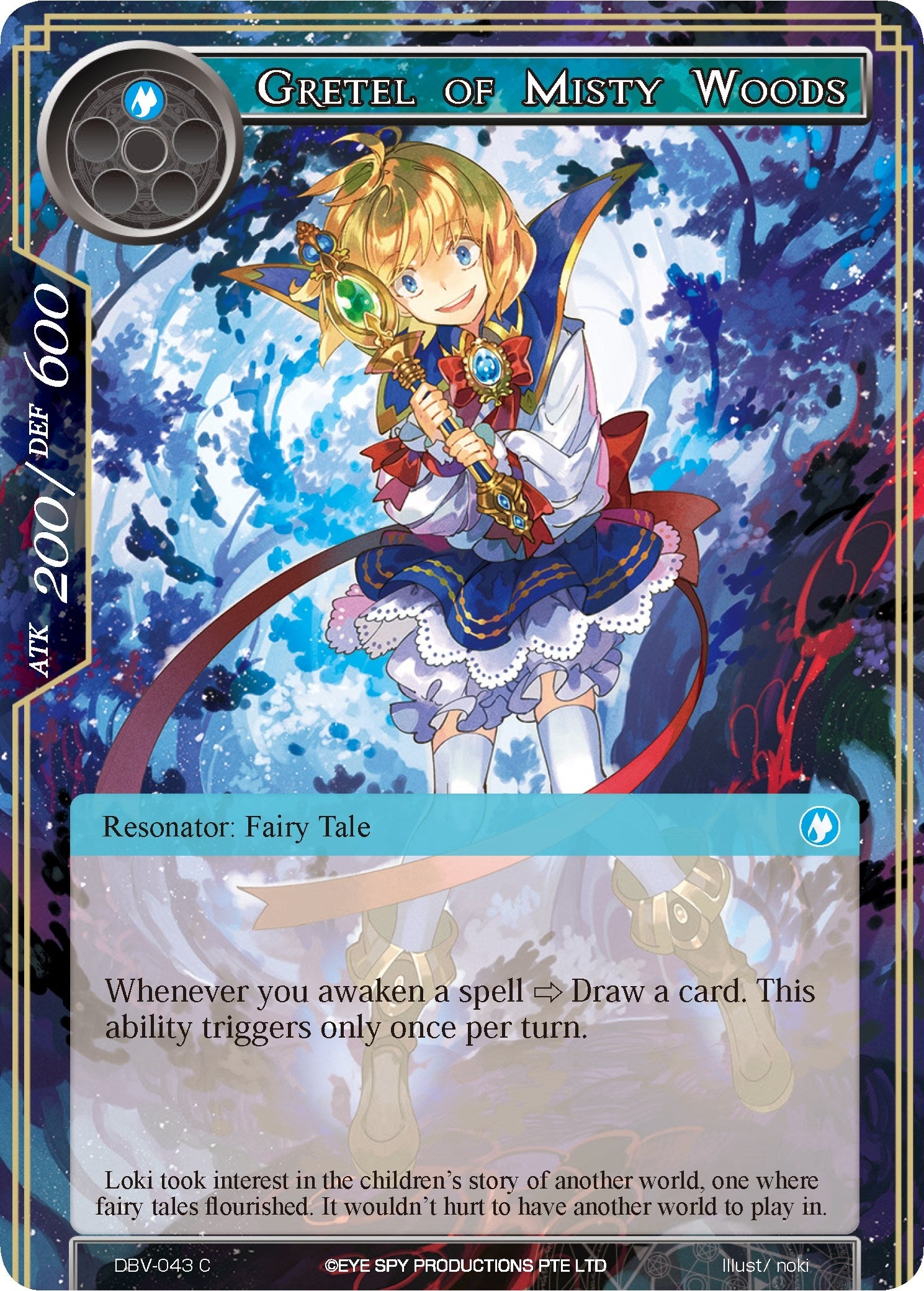Image for Gretel of Misty Woods (The Decisive Battle of Valhalla) (DBV-043) - Force of Will