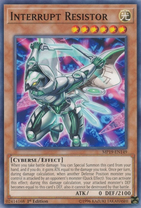 Image for Interrupt Resistor (2019 Gold Sarcophagus Tin Mega Pack) (MP19-EN149) - YuGiOh