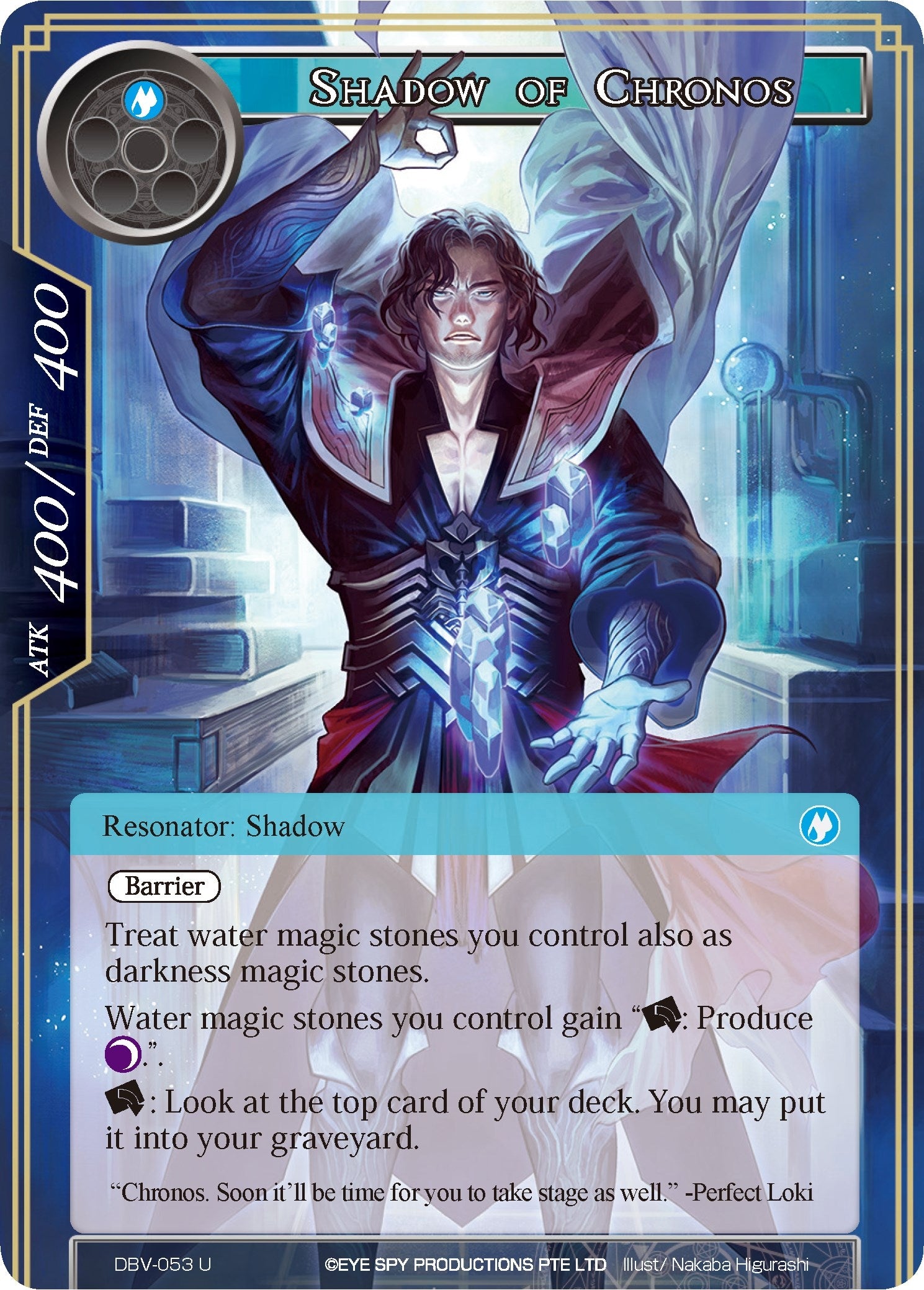 Image for Shadow of Chronos (The Decisive Battle of Valhalla) (DBV-053) - Force of Will