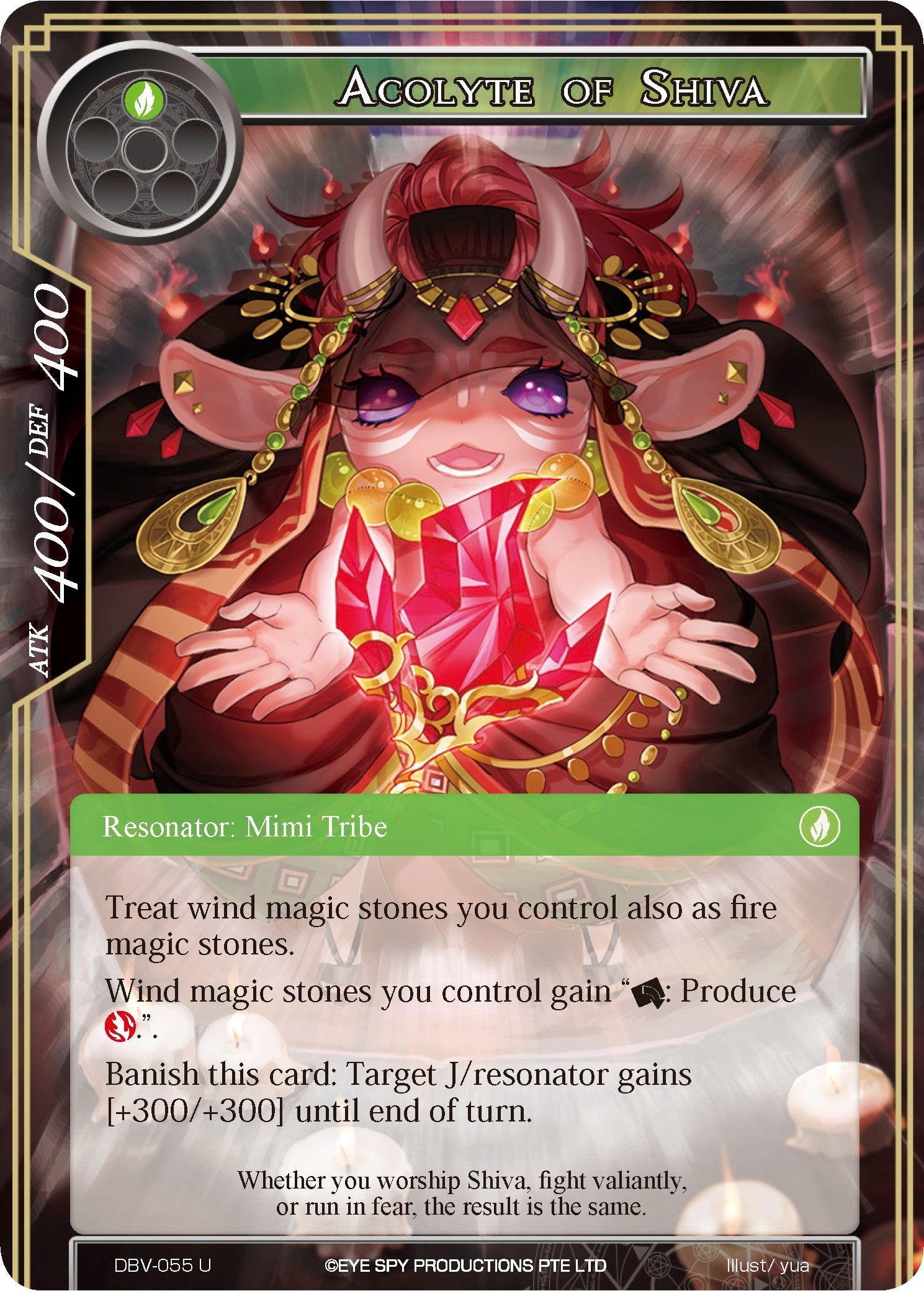 Image for Acolyte of Shiva (The Decisive Battle of Valhalla) (DBV-055) - Force of Will