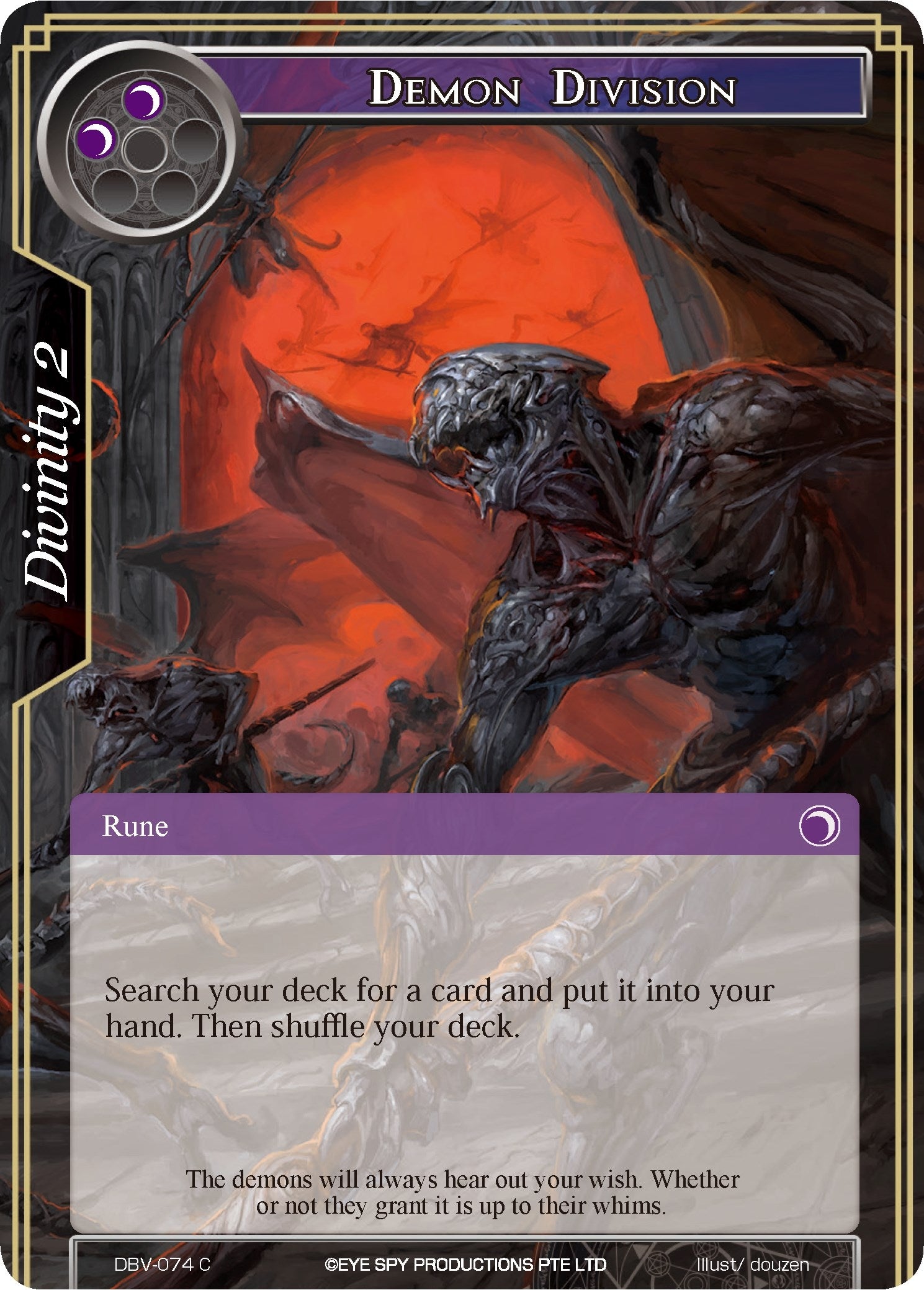 Image for Demon Division (The Decisive Battle of Valhalla) (DBV-074) - Force of Will