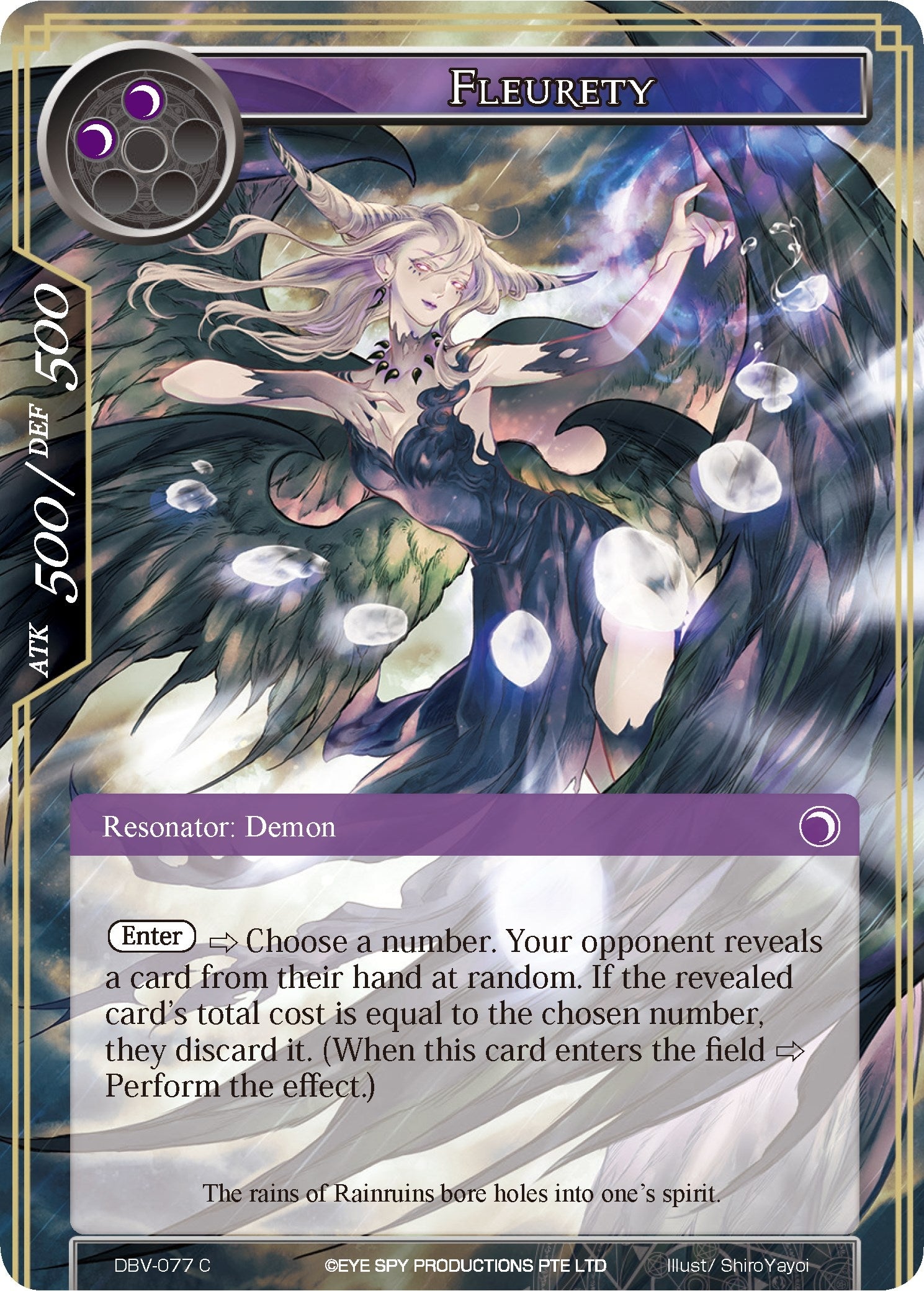 Image for Fleurety (The Decisive Battle of Valhalla) (DBV-077) - Force of Will