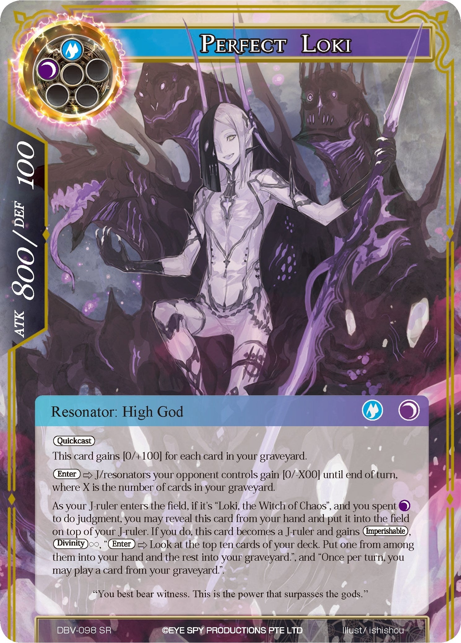 Image for Perfect Loki (The Decisive Battle of Valhalla) (DBV-098) - Force of Will