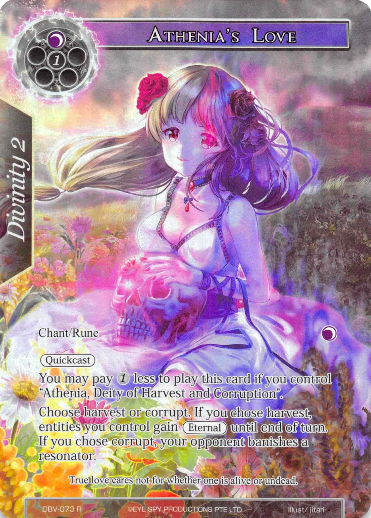 Image for Athenia's Love (Full Art) (The Decisive Battle of Valhalla) (DBV-073) - Force of Will