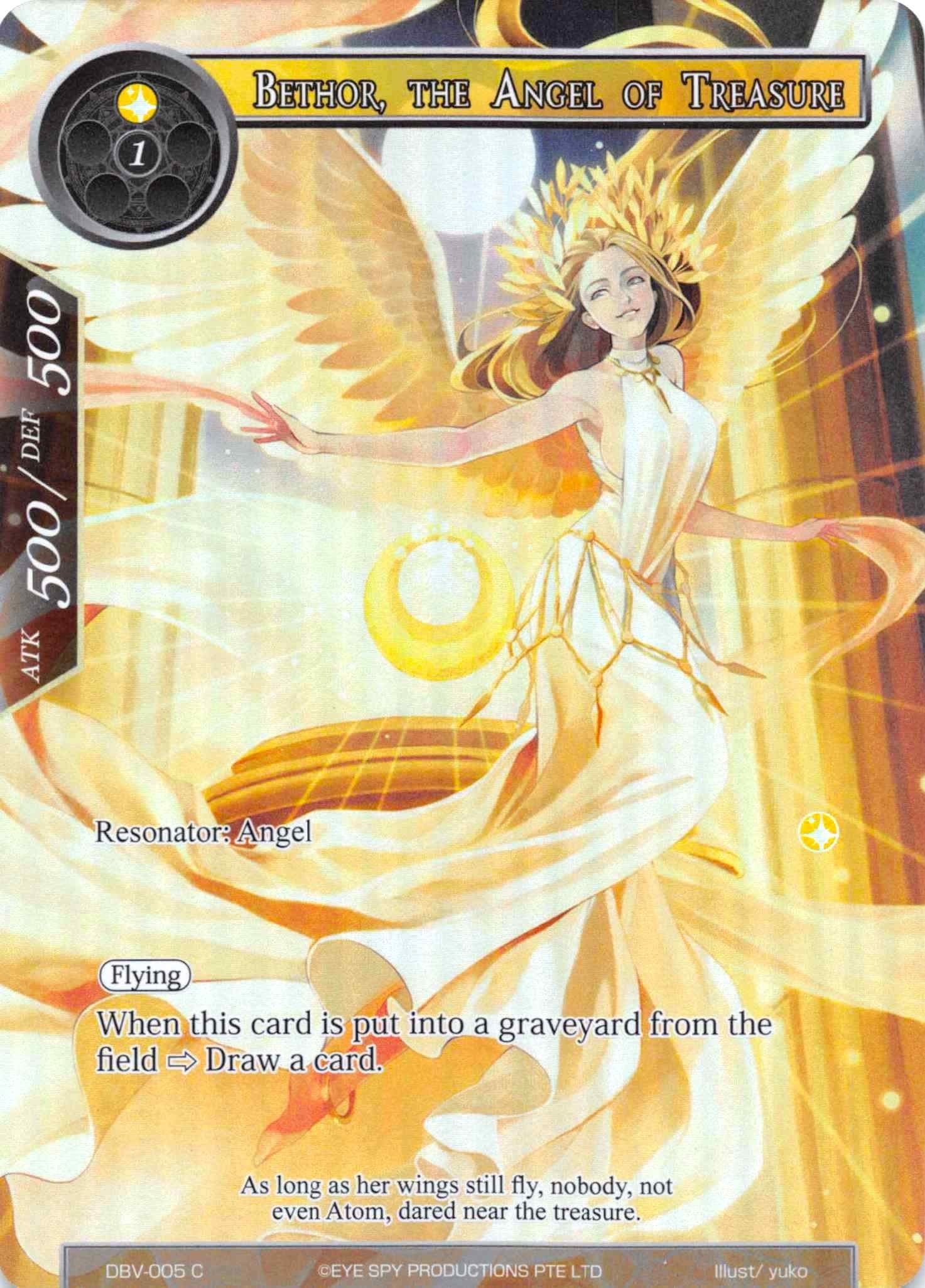 Image for Bethor, The Angel Of Treasure (Full Art) (The Decisive Battle of Valhalla) (DBV-005) - Force of Will