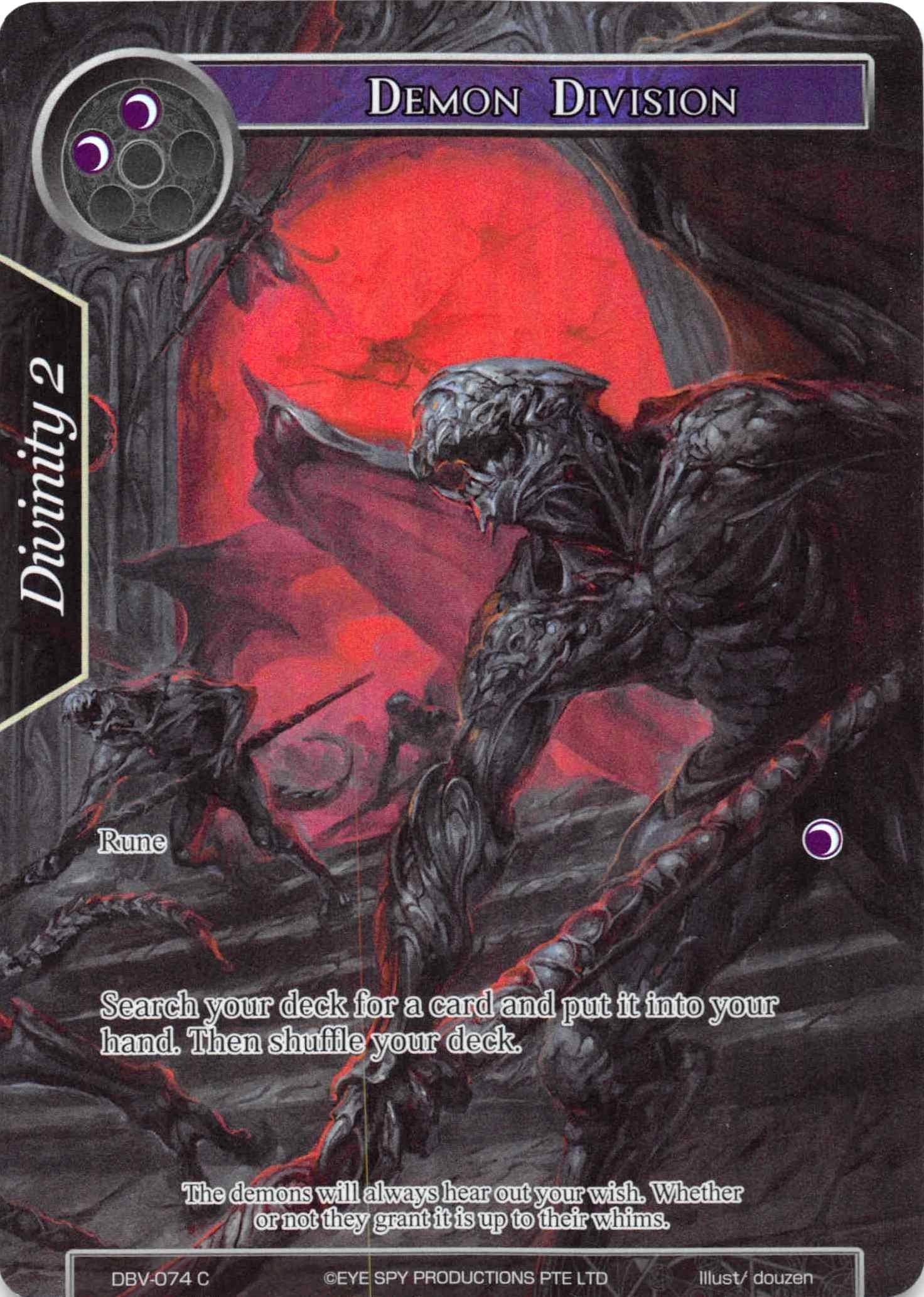 Image for Demon Division (Full Art) (The Decisive Battle of Valhalla) (DBV-074) - Force of Will