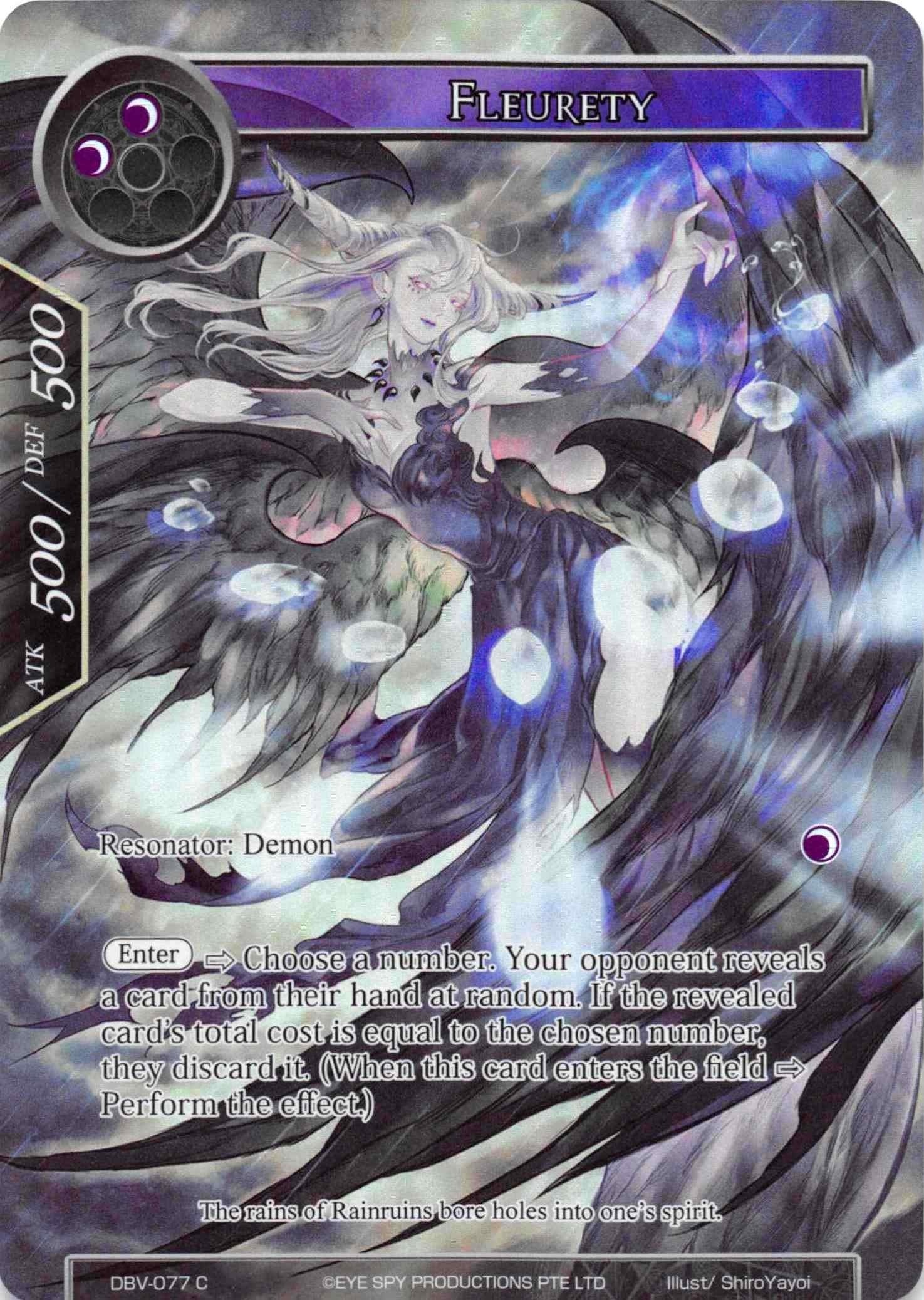 Image for Fleurety (Full Art) (The Decisive Battle of Valhalla) (DBV-077) - Force of Will
