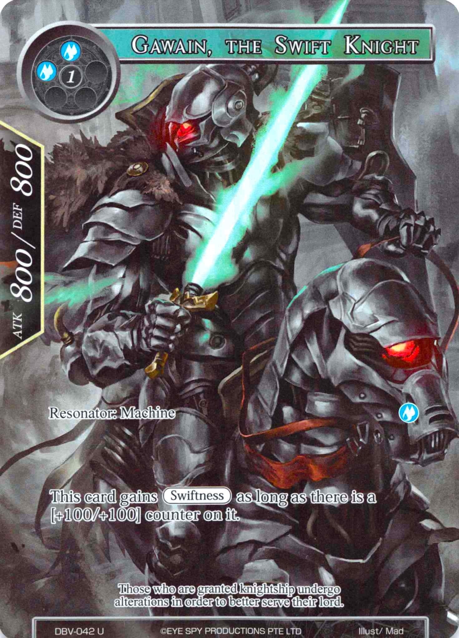 Image for Gawain, the Swift Knight (Full Art) (The Decisive Battle of Valhalla) (DBV-042) - Force of Will