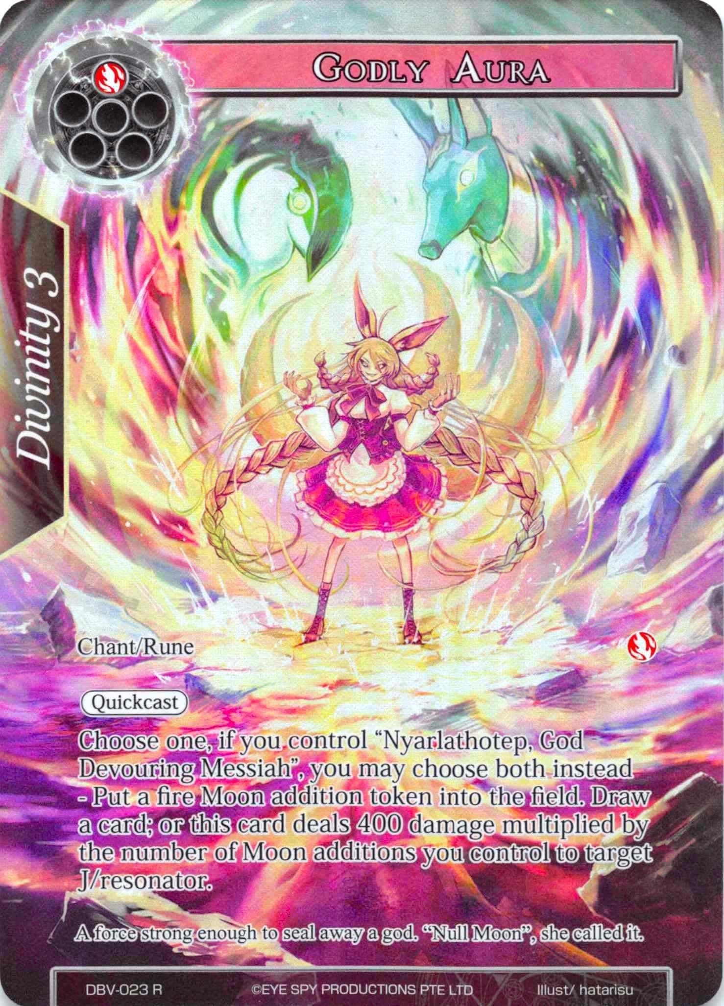 Image for Godly Aura (Full Art) (The Decisive Battle of Valhalla) (DBV-023) - Force of Will