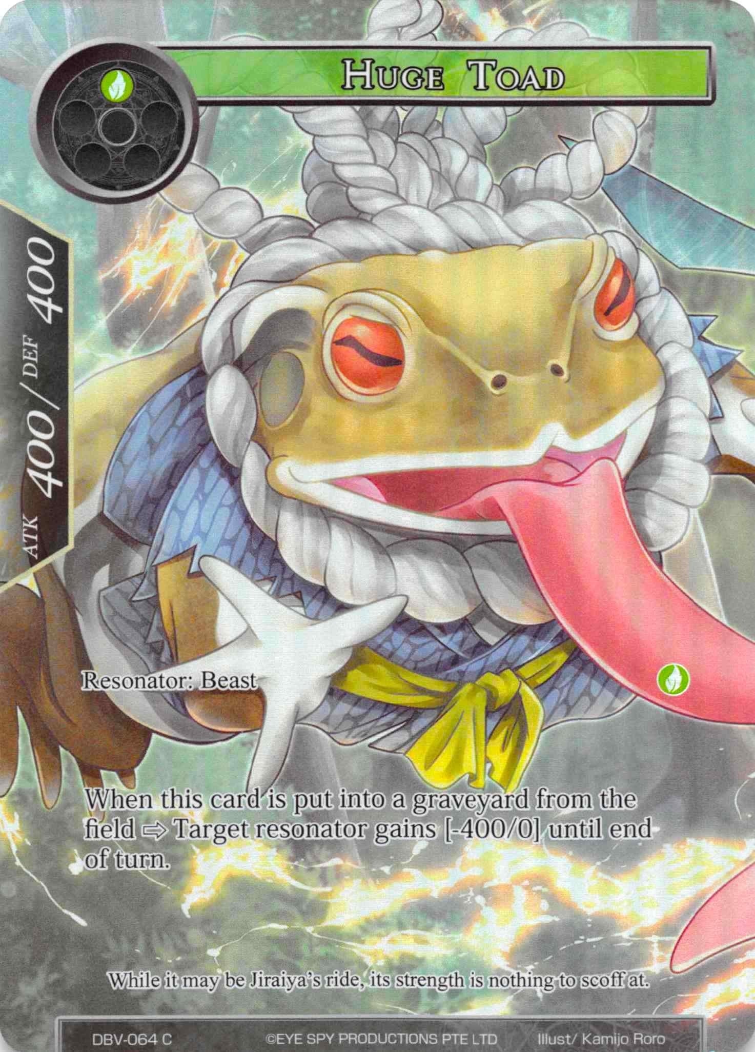 Image for Huge Toad (Full Art) (The Decisive Battle of Valhalla) (DBV-064) - Force of Will