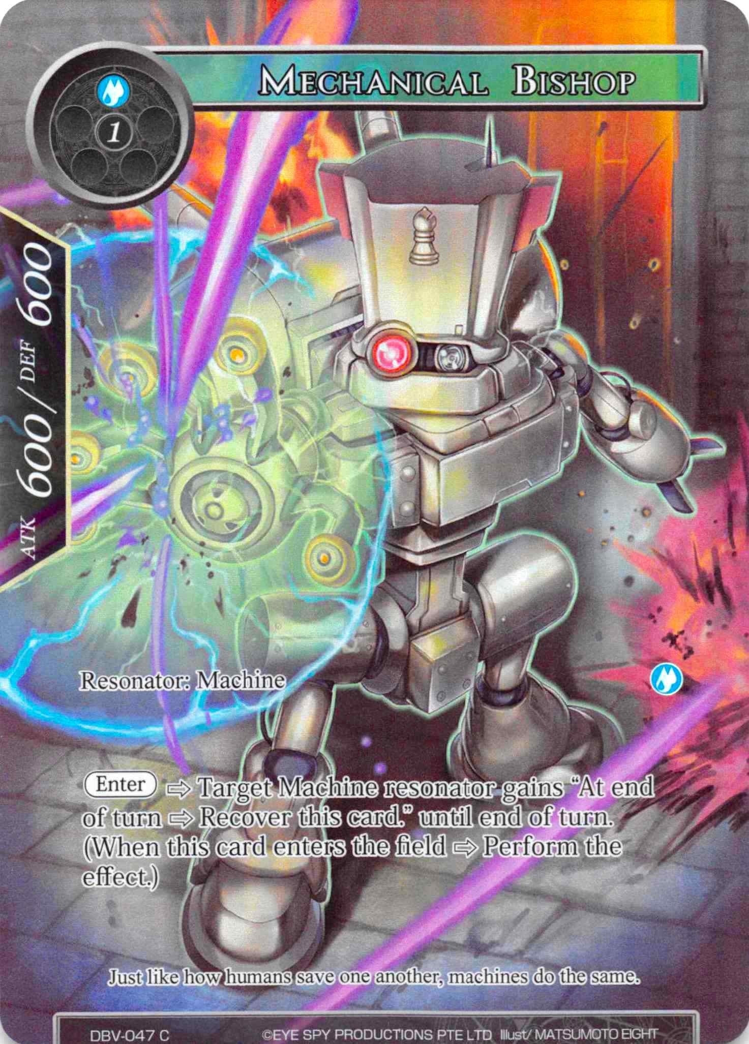 Image for Mechanical Bishop (Full Art) (The Decisive Battle of Valhalla) (DBV-047) - Force of Will