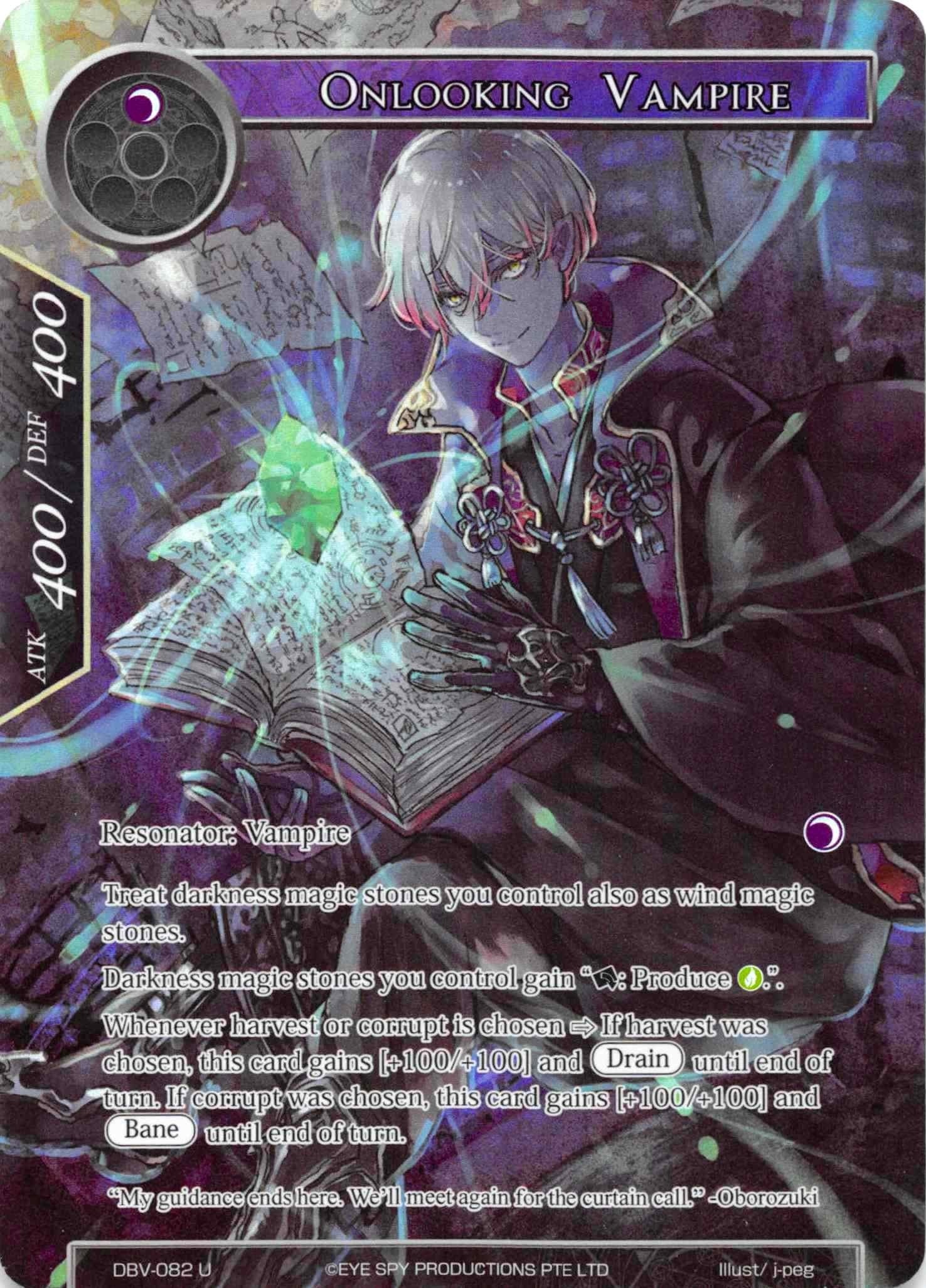 Image for Onlooking Vampire (Full Art) (The Decisive Battle of Valhalla) (DBV-082) - Force of Will