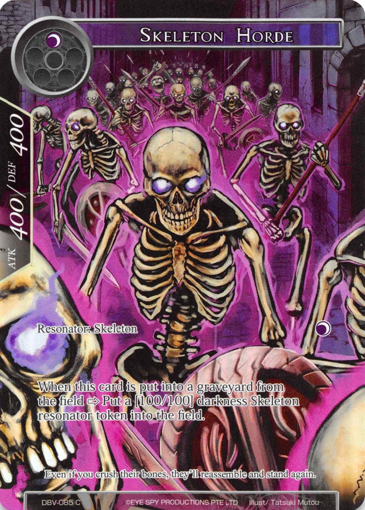 Image for Skeleton Horde (Full Art) (The Decisive Battle of Valhalla) (DBV-085) - Force of Will