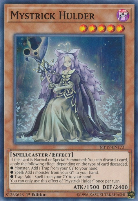 Image for Mystrick Hulder (2019 Gold Sarcophagus Tin Mega Pack) (MP19-EN173) - YuGiOh