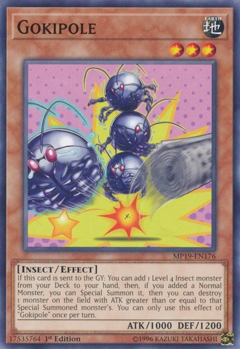 Image for Gokipole (2019 Gold Sarcophagus Tin Mega Pack) (MP19-EN176) - YuGiOh
