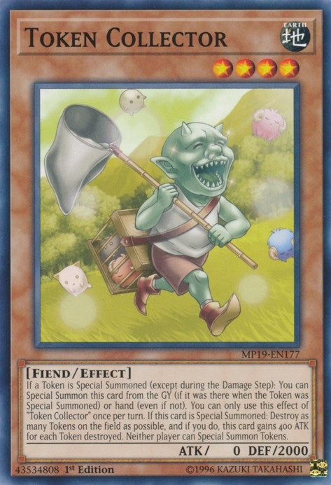 Image for Token Collector (2019 Gold Sarcophagus Tin Mega Pack) (MP19-EN177) - YuGiOh