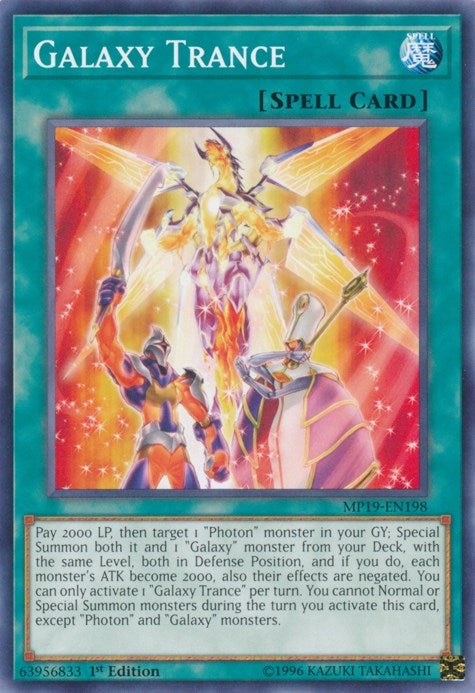 Image for Galaxy Trance (2019 Gold Sarcophagus Tin Mega Pack) (MP19-EN198) - YuGiOh