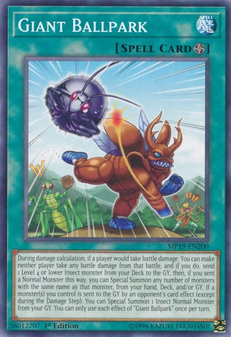 Image for Giant Ballpark (2019 Gold Sarcophagus Tin Mega Pack) (MP19-EN200) - YuGiOh