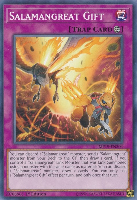 Image for Salamangreat Gift (2019 Gold Sarcophagus Tin Mega Pack) (MP19-EN204) - YuGiOh