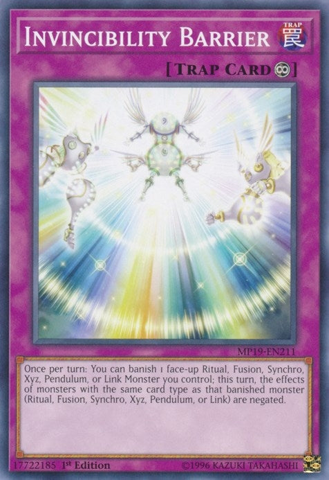 Image for Invincibility Barrier (2019 Gold Sarcophagus Tin Mega Pack) (MP19-EN211) - YuGiOh