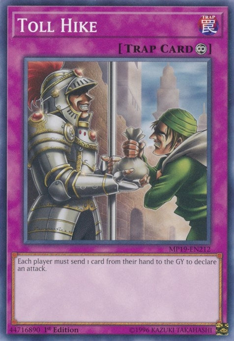 Image for Toll Hike (2019 Gold Sarcophagus Tin Mega Pack) (MP19-EN212) - YuGiOh