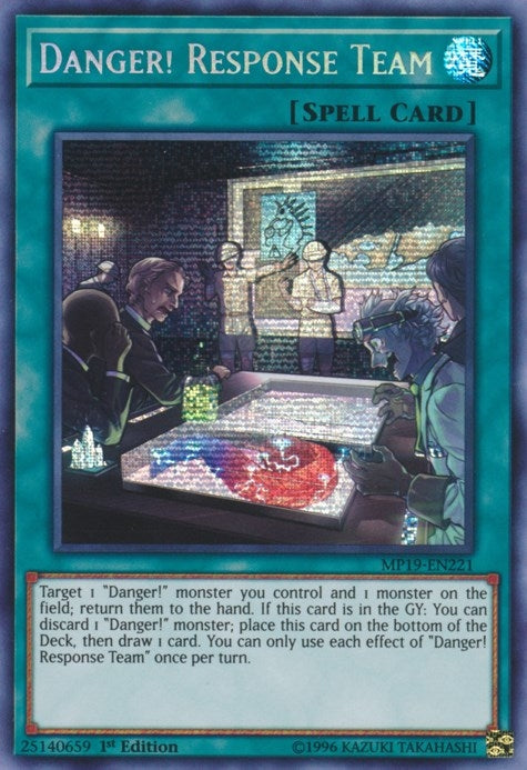 Image for Danger! Response Team (2019 Gold Sarcophagus Tin Mega Pack) (MP19-EN221) - YuGiOh