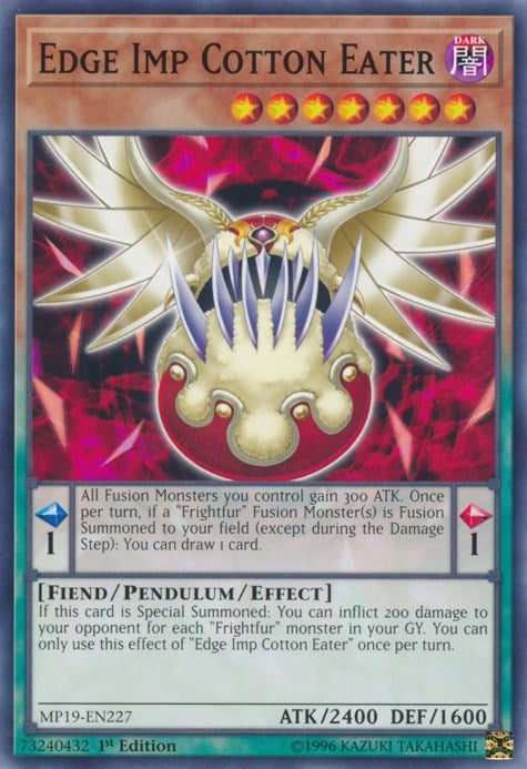 Image for Edge Imp Cotton Eater (2019 Gold Sarcophagus Tin Mega Pack) (MP19-EN227) - YuGiOh