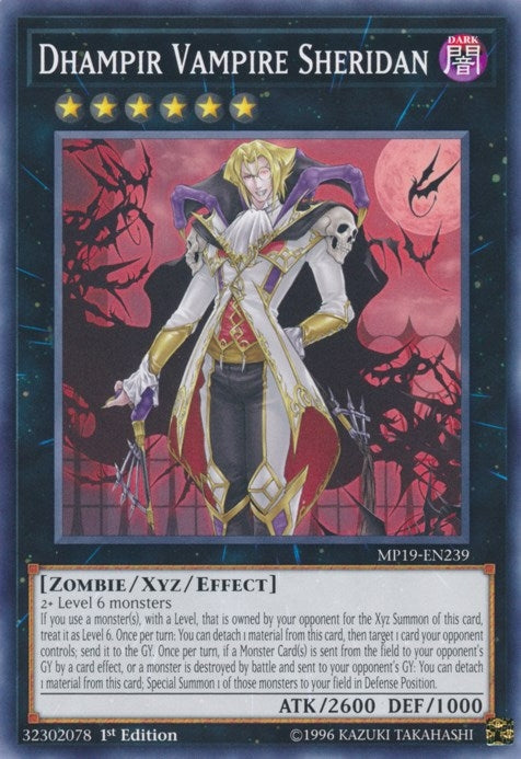 Image for Dhampir Vampire Sheridan (2019 Gold Sarcophagus Tin Mega Pack) (MP19-EN239) - YuGiOh