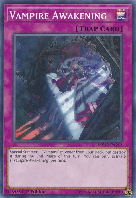 Image for Vampire Awakening (2019 Gold Sarcophagus Tin Mega Pack) (MP19-EN242) - YuGiOh