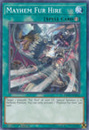 Image for Mayhem Fur Hire (2019 Gold Sarcophagus Tin Mega Pack) (MP19-EN255) - YuGiOh