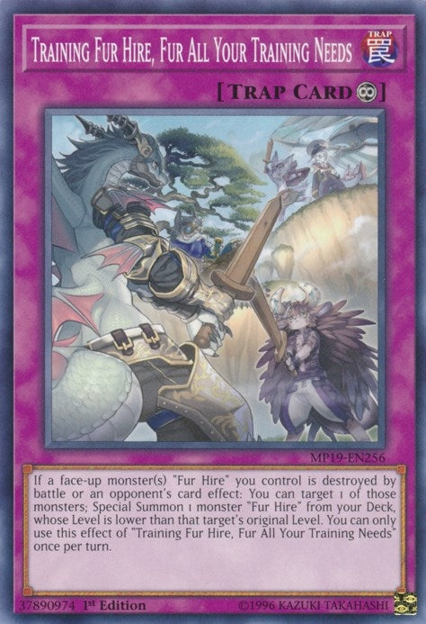 Image for Training Fur Hire, Fur All Your Training Needs (2019 Gold Sarcophagus Tin Mega Pack) (MP19-EN256) - YuGiOh