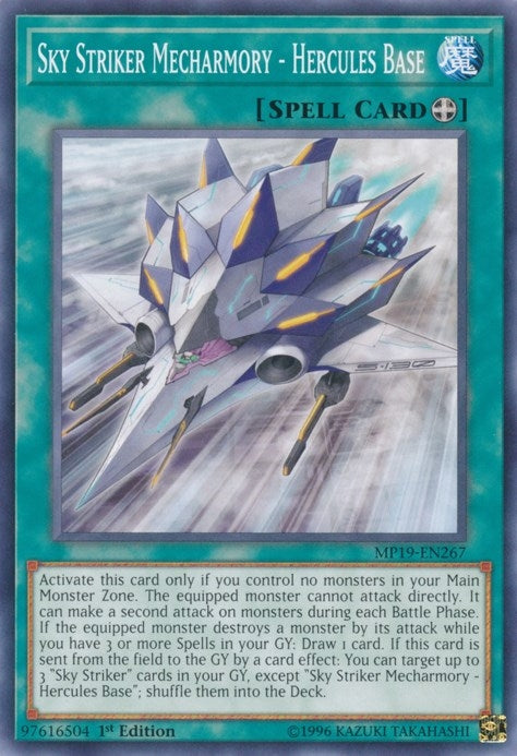Image for Sky Striker Mecharmory - Hercules Base (2019 Gold Sarcophagus Tin Mega Pack) (MP19-EN267) - YuGiOh