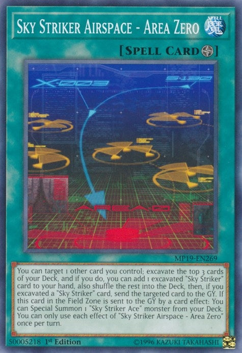 Image for Sky Striker Airspace - Area Zero (2019 Gold Sarcophagus Tin Mega Pack) (MP19-EN269) - YuGiOh