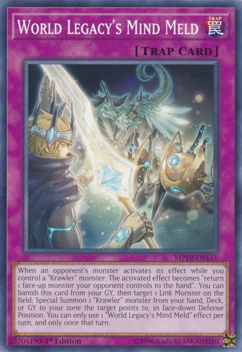Image for World Legacy's Mind Meld (2019 Gold Sarcophagus Tin Mega Pack) (MP19-EN131) - YuGiOh