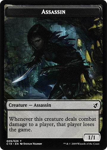 Image for Assassin // Morph Double-Sided Token (Commander 2019) (9 // 27) - Magic: The Gathering